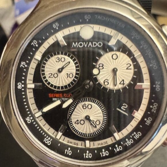 NIB Movado Men's Series 800 Derek Jeter Watch 2600062 - Picture 1 of 11